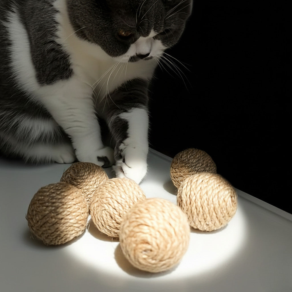 EcoPartyBox® | Eco-Friendly Hemp Rope Pet Toy for Dogs & Cats — Durable, Natural & Biodegradable